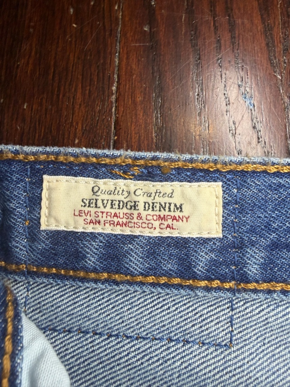 Levi’s 501® ORIGINAL SELVEDGE WOMEN'S JEANS 26x32 - Picture 7 of 10